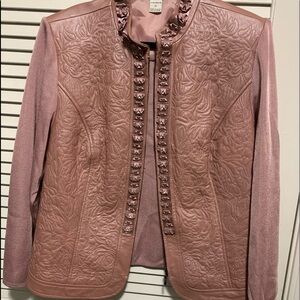 Peter Nygard Pink Leather Jacket